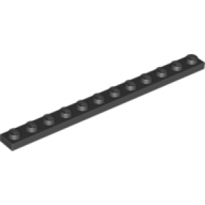 Plaat 1x12 Black